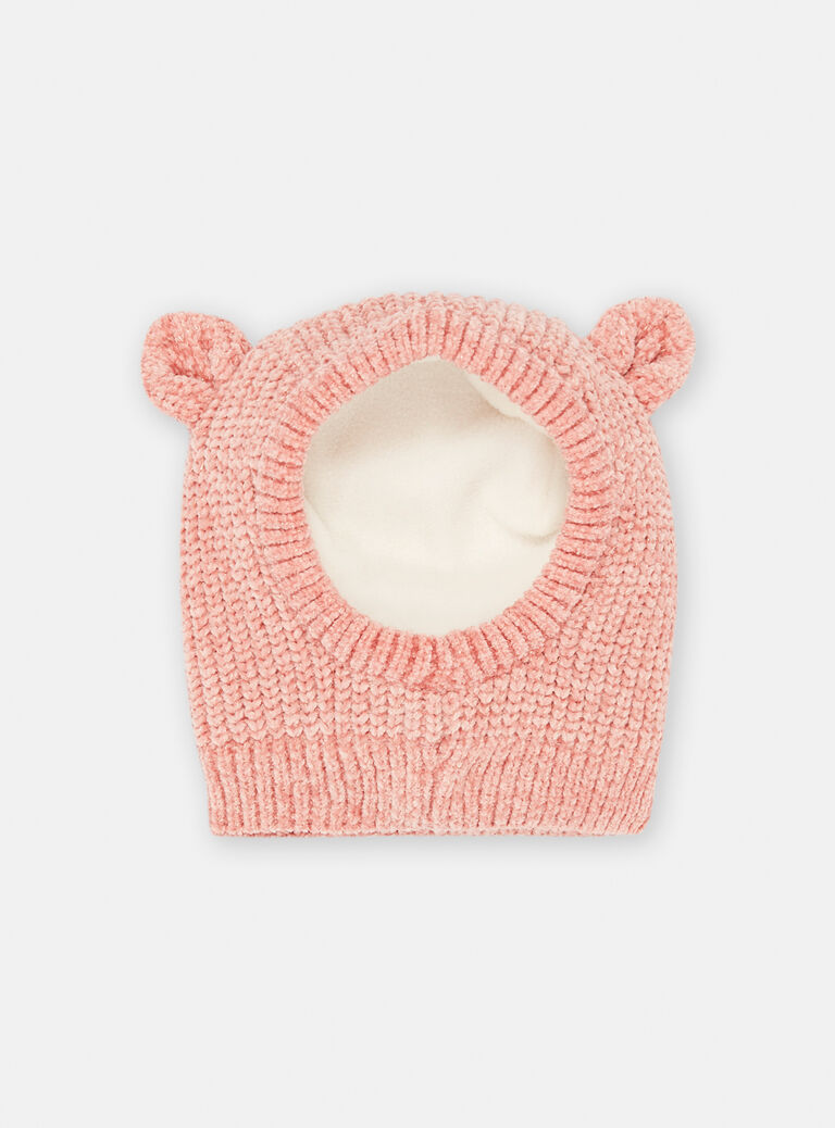 Cagoule rose brillante pour bébé fille