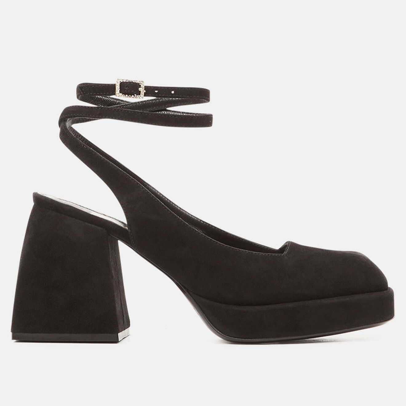 Nodaleto Escarpins en Velours de Cuir Lana noirs - Talon 8.5 cm
