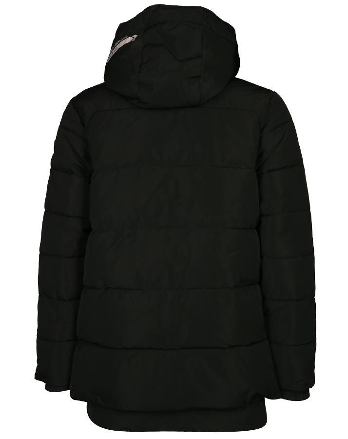 Stepp-Jacke VOYAGE MONDIAL mit Kapuze in schwarz