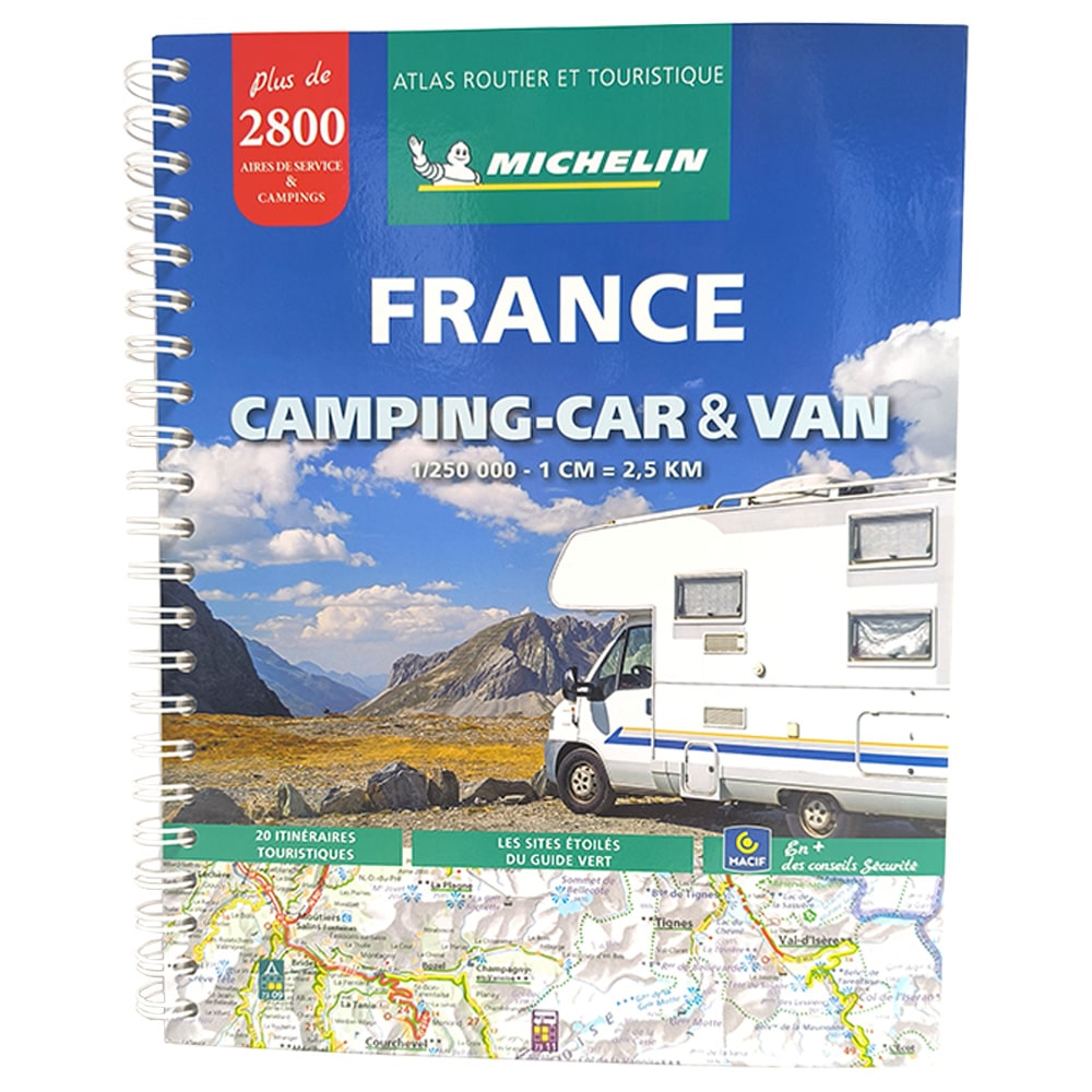 Atlas routier et touristique Michelin France CAMPING-CAR et VAN