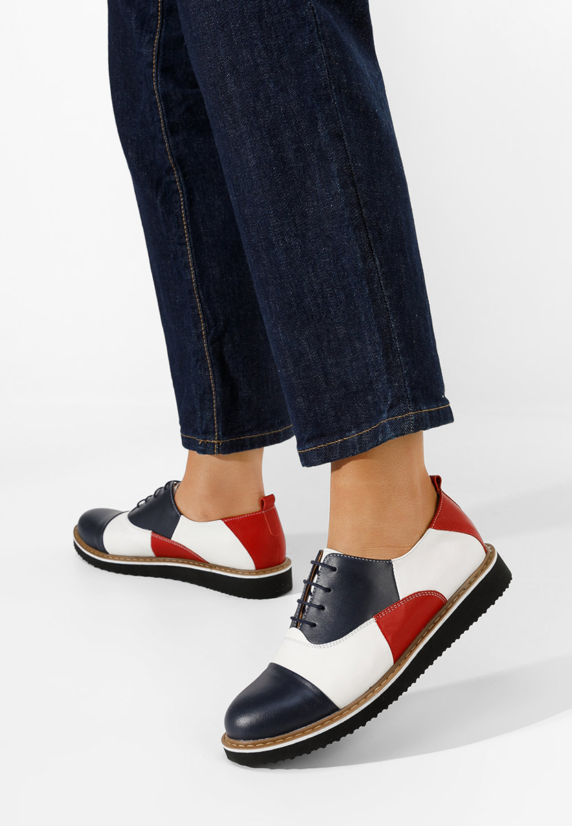 Chaussures derby en cuir multicolores Seina V2