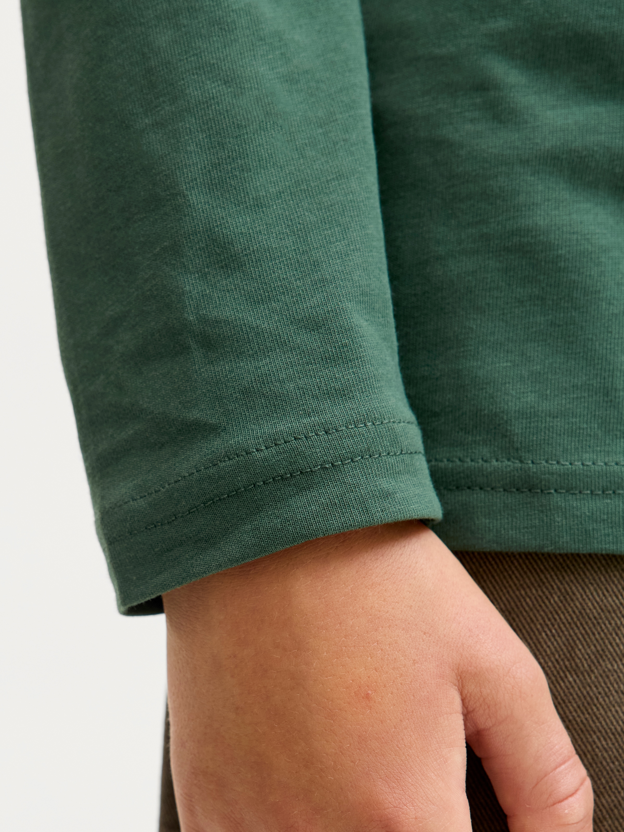 Jack & Jones Junior Langarmshirt »JORBLEECKER MINIMAL TEE LS CREW NE JNR«