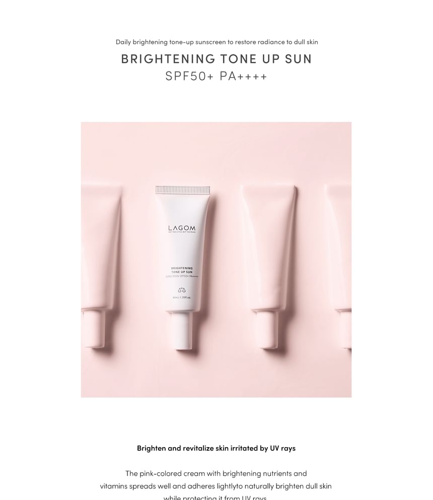 LAGOM - Brightening Tone Up Sun Mini