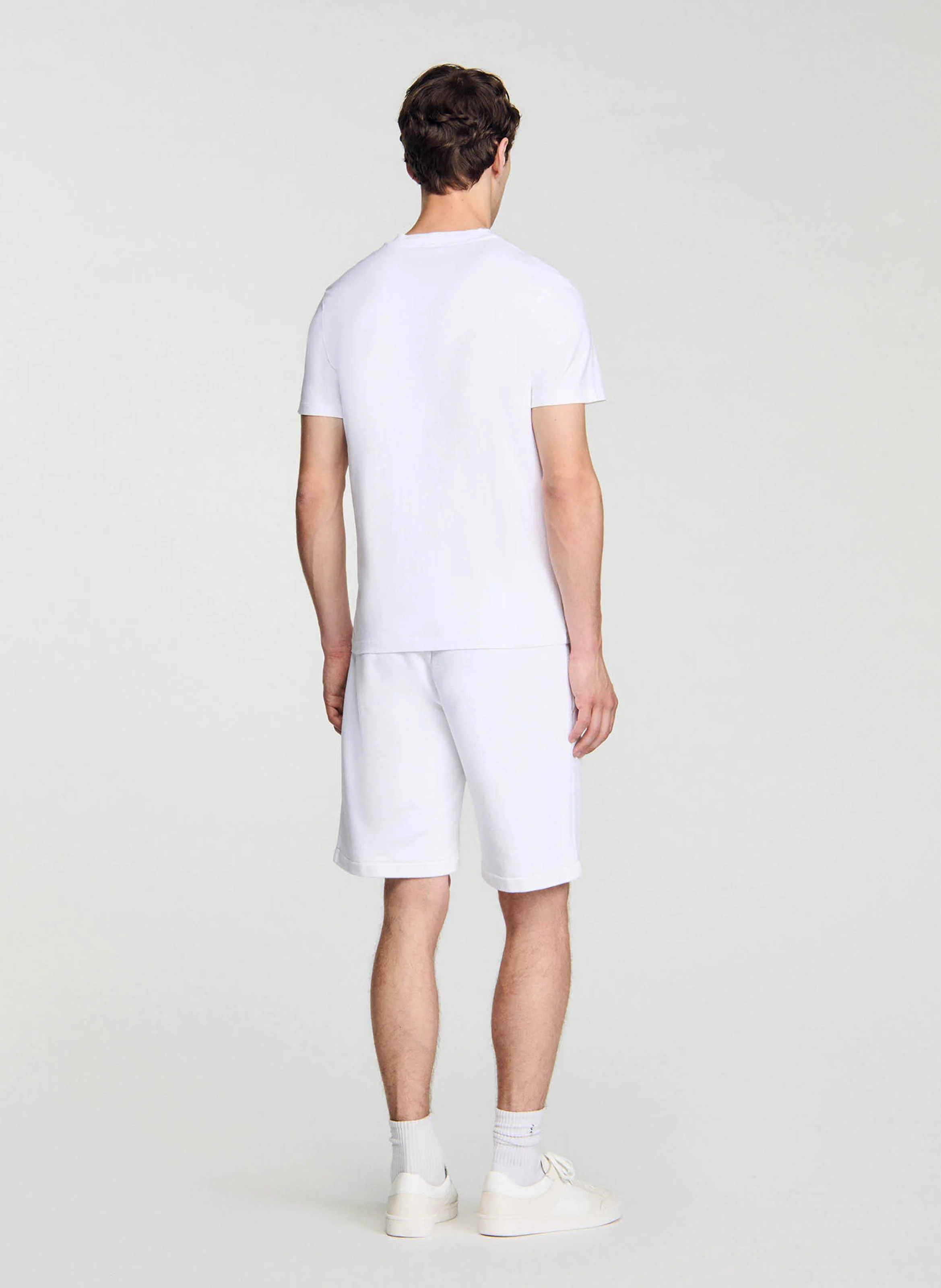 Tee-shirt droit imprimé en coton | Blanc