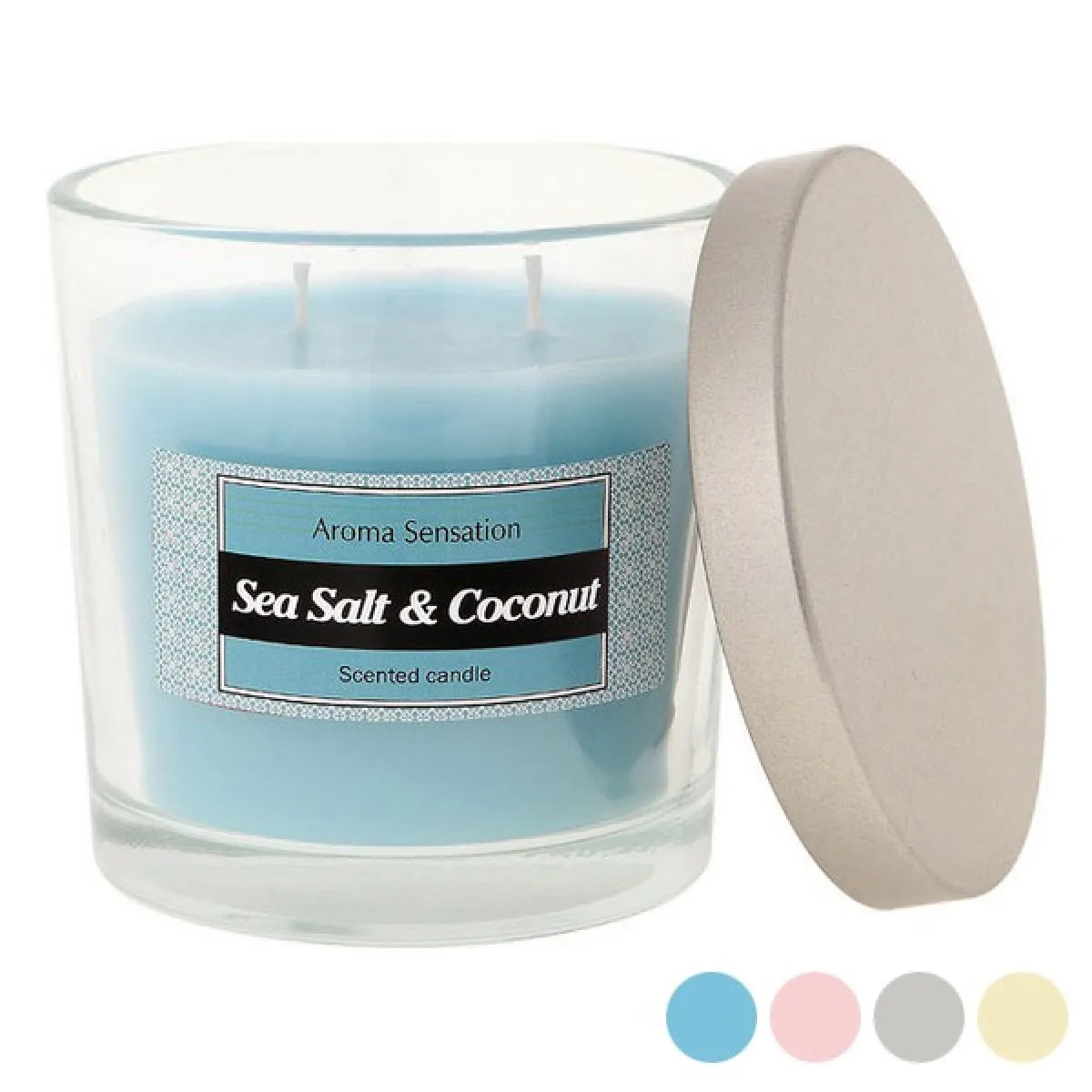 Totalcadeau Bougie Parfumée - Marin et Noix de Coco