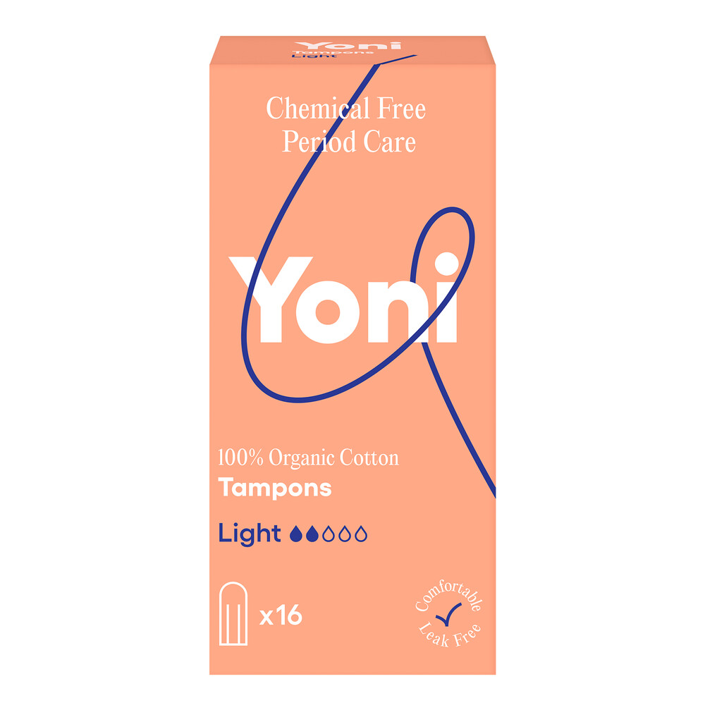 Yoni Biologisch Katoenen Tampons Light16 stuks