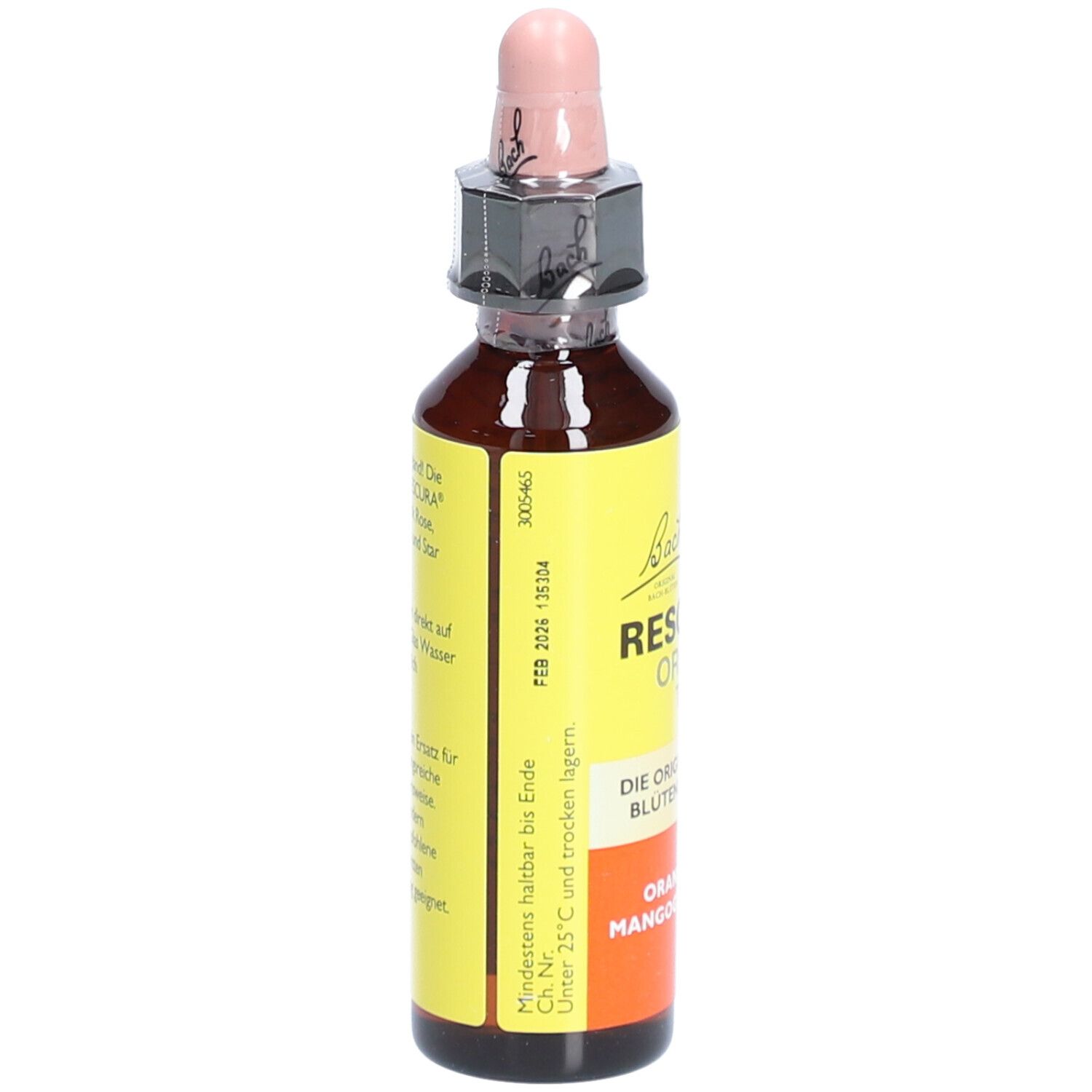 BACHBLÜTEN Original Rescura Tropfen alkoholfrei Orange Mango