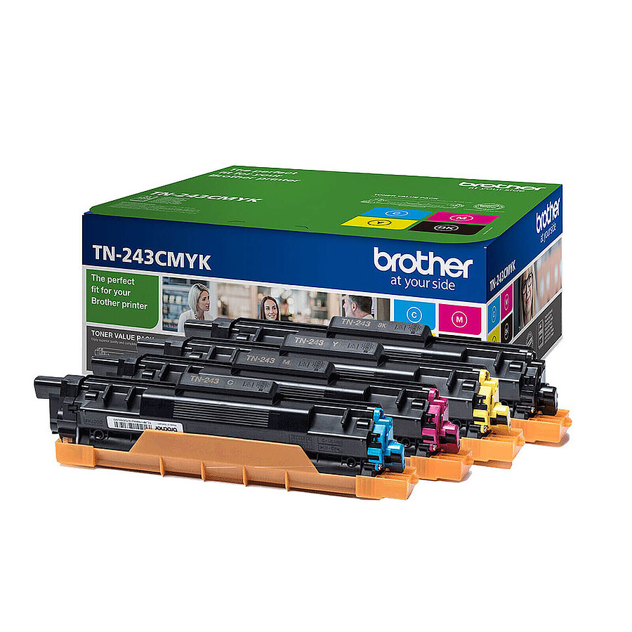 Brother DCP-L3520CDWE + TN-243CMYK (Noir, Cyan, Magenta, Jaune)