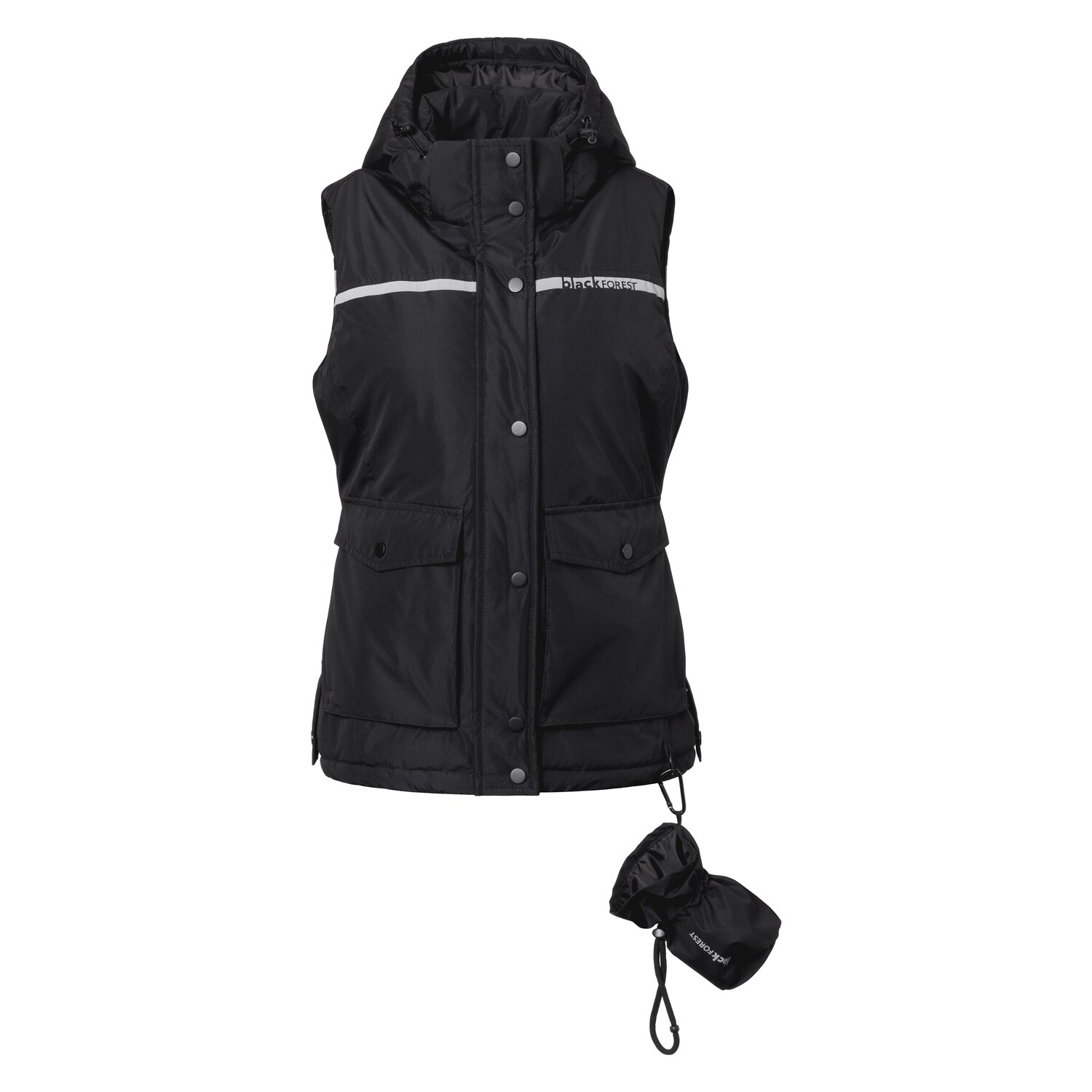 black forest Multifunktions-Outdoorweste - black