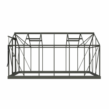 Royal Well Mary IV kweekkas aluminium groengrijs 9,12 m²