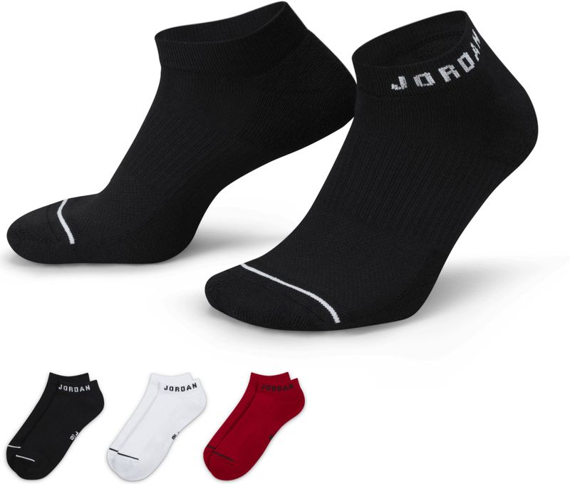Jordan Everyday No-Show sokken (3 paar) - Meerkleurig