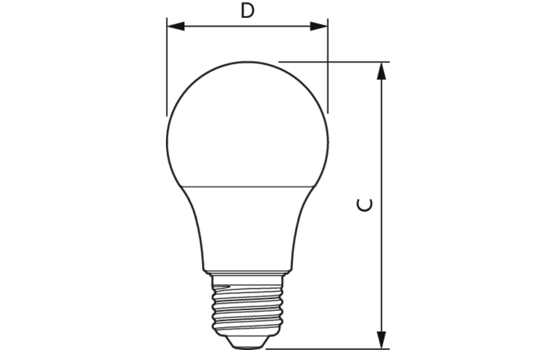 Lampe CorePro LEDbulb ND 4.9-40W A60 E27 827CorePro LEDbulb Glühlampenform