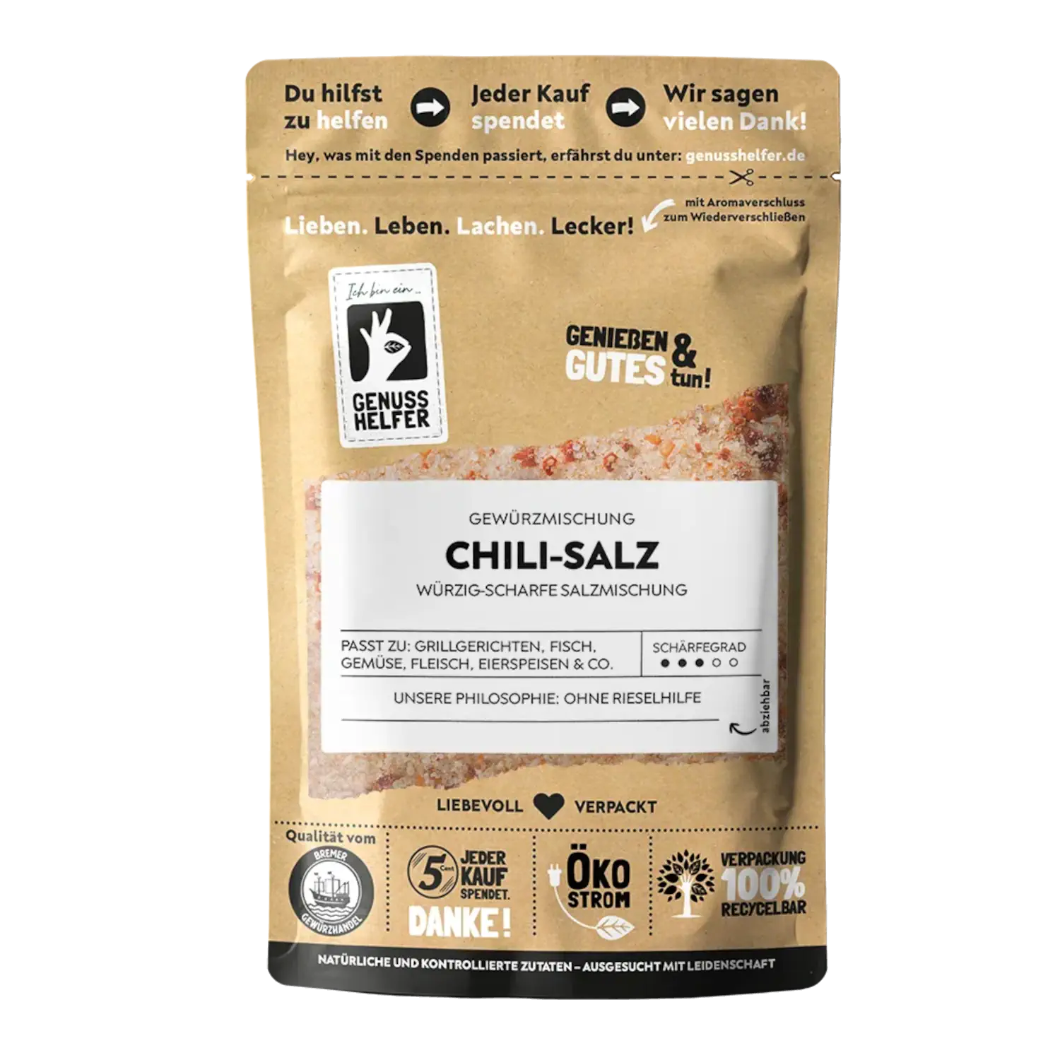 Chili Salz, Salzen DaLuxe