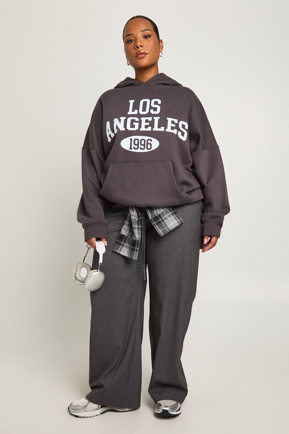boohoo Sweat à Casynthétiqueche Oversize Plus Los Angeles