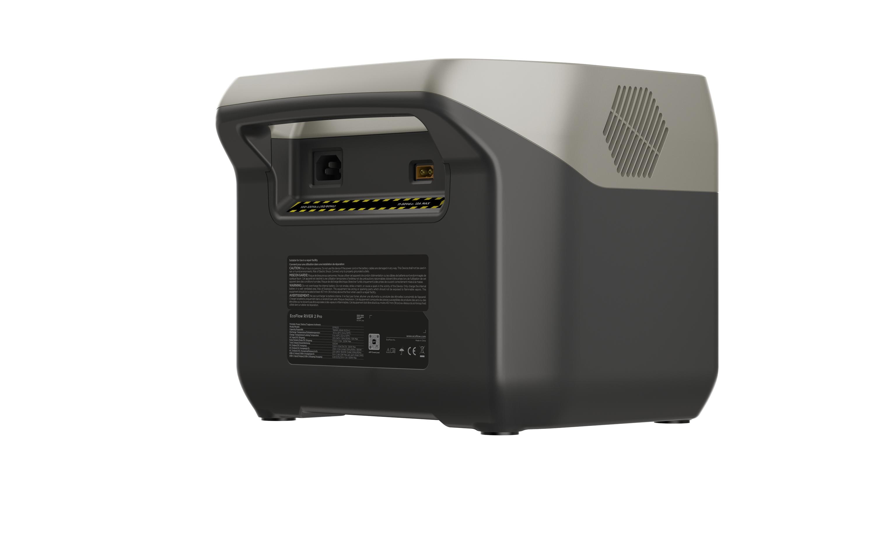 Power Station RIVER 2 Pro 768 Wh<br>Tragbare Power Station mit 230 V AC Steckdose