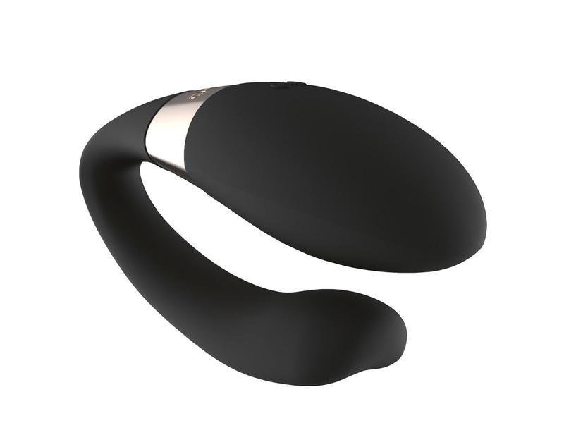 Lelo Paarvibrator Tiani Duo schwarz Hochwertiges Sextoy zur gleichzeitigen Stimulierung des G-Punkts, der Klitoris und des Penis