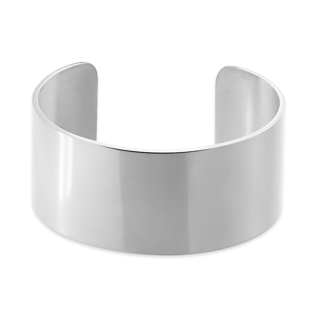 Bracelet Jonc Aissa Acier Blanc