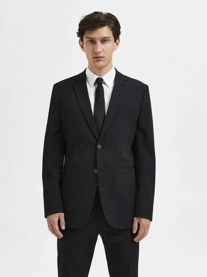 Selected Homme SLHSLIM-LIAM BLZ FLEX B NOOS Sort