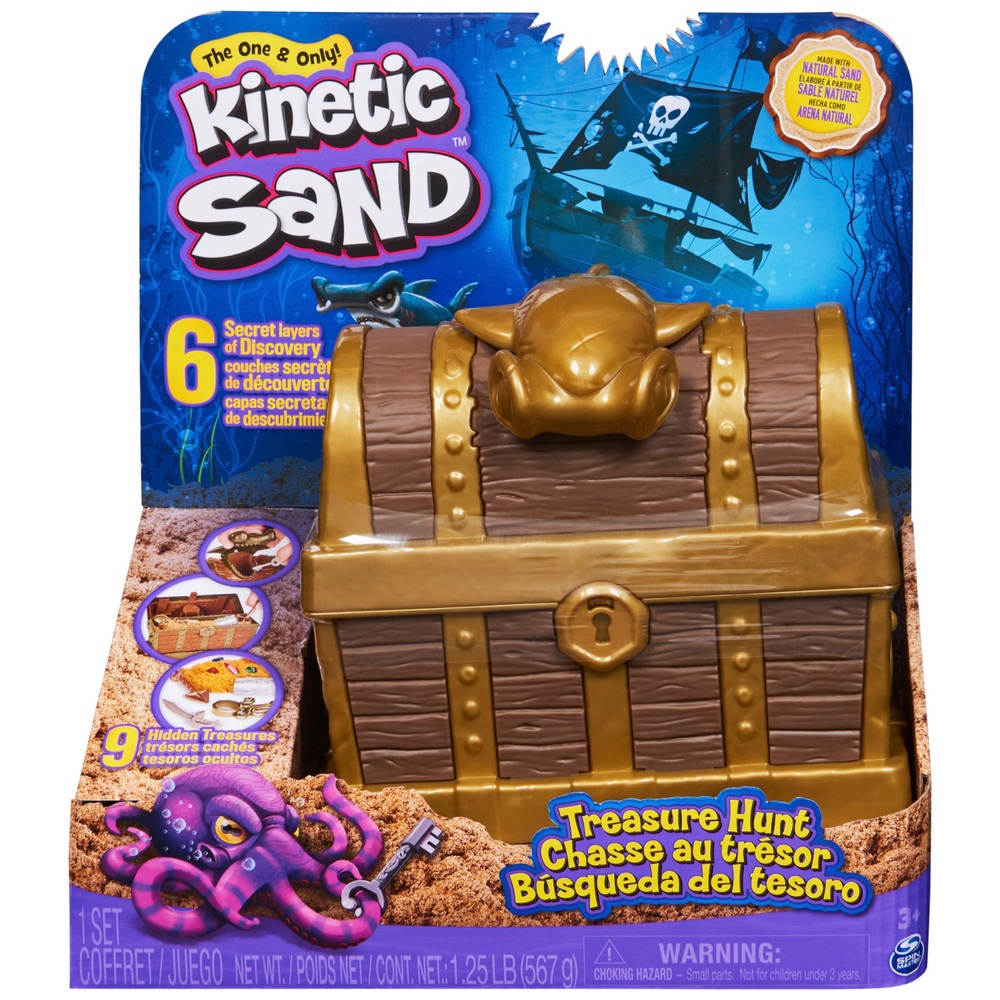 Schatzsuche mit kinetischem Sand