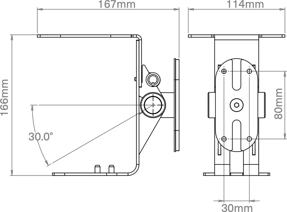 Mountson MS111 Noir Supports pour enceintes
