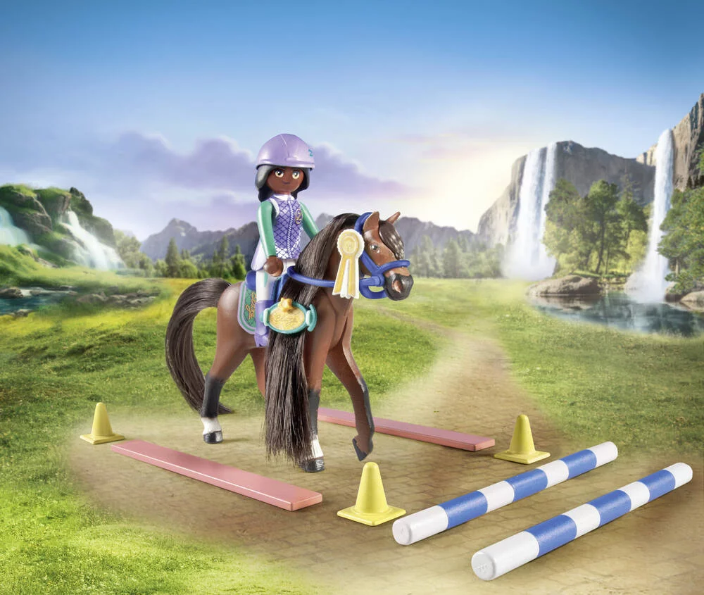 ZOE ET BLAZE AVEC PARCOURS D'OBSTACLES - 71355