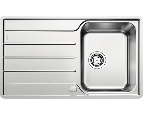 Blanco LEMIS 45 S-IF spoelbak, 860 x 500 mm, roestvrij staal, geborstelde afwerking, 523031