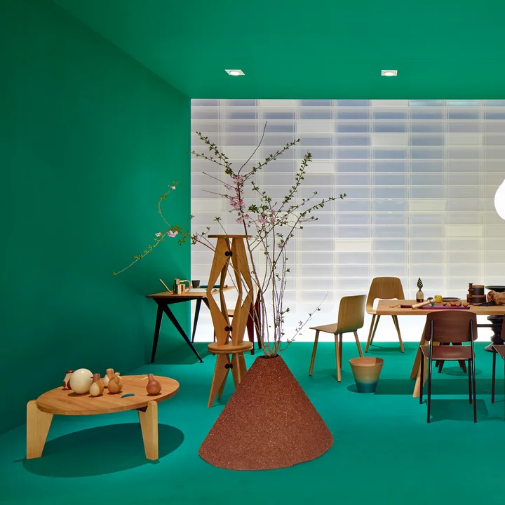 Vitra - Guéridon Bas Couchtisch, Eiche natur massiv geölt