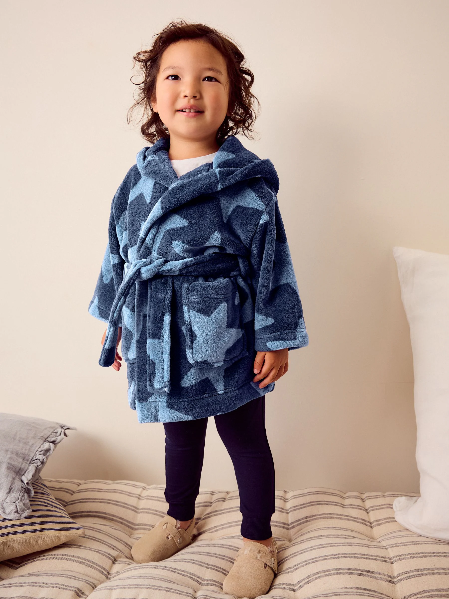 Marineblauw met sterren - Jurk (9mnd-12jr)