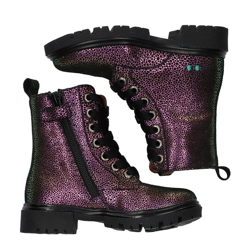 BunniesJR Saar Sterkleren veterboots paars