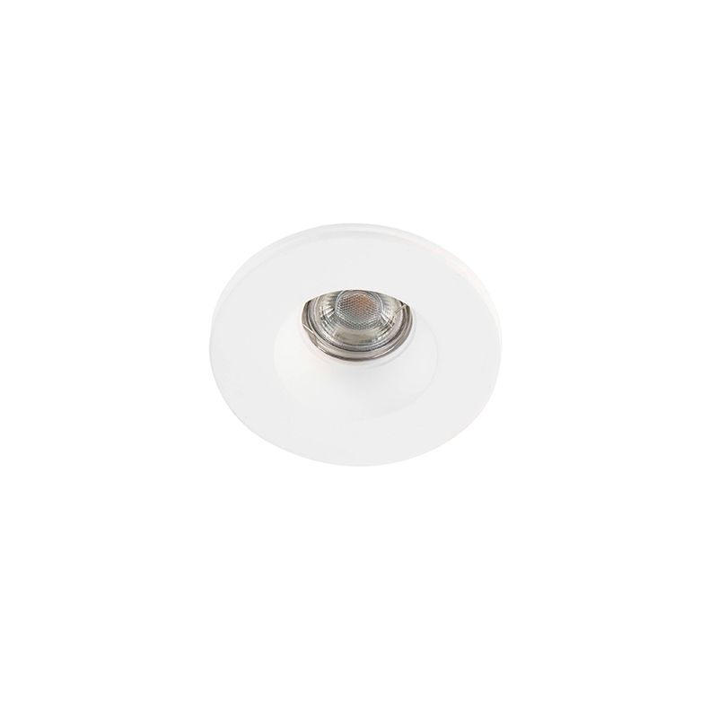 Inbouwspot wit 13 cm rond - Gypsy Stucco