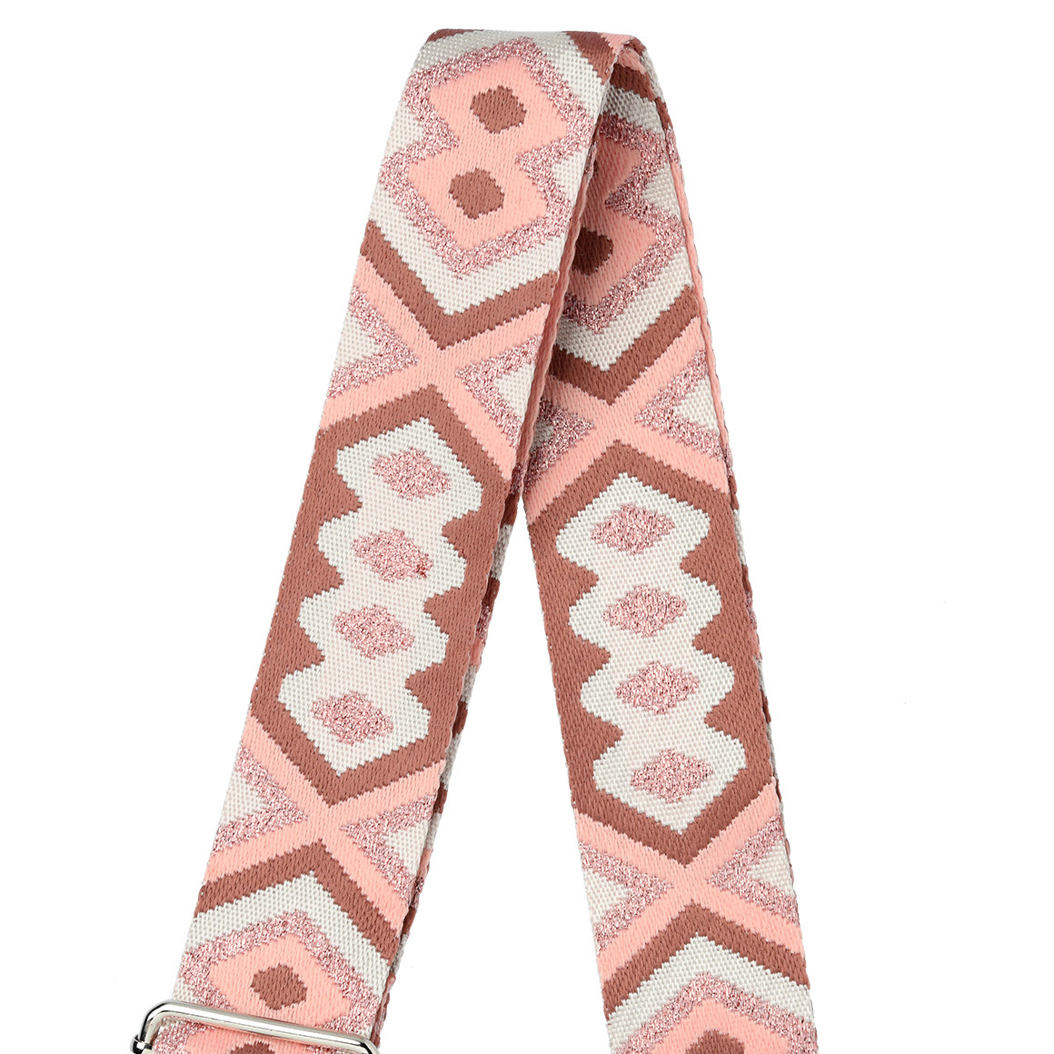 Gina Benotti Schulterriemen mit Allover-Muster altrosa / rosa