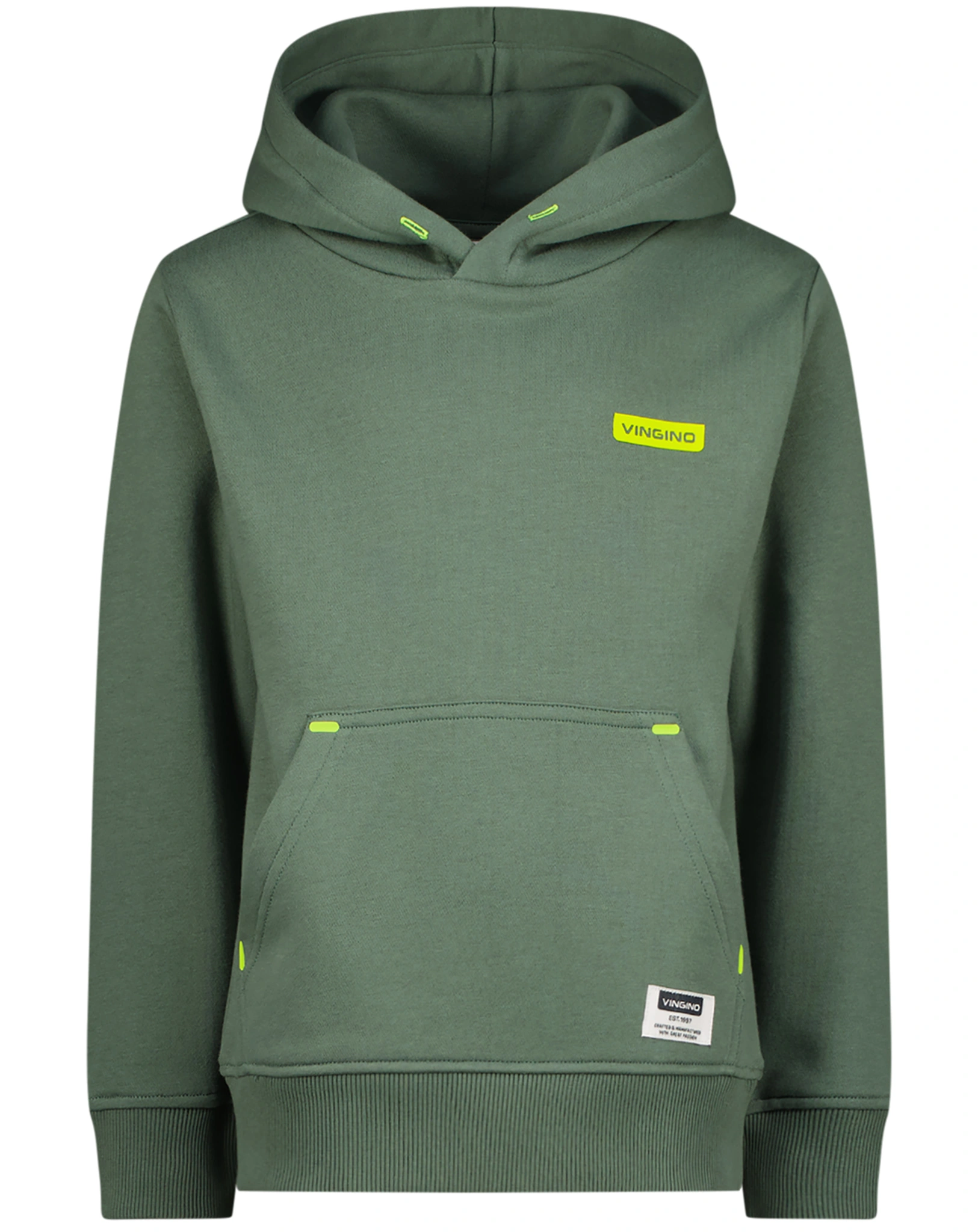 Kapuzen-Sweatshirt BASIC HOODY in biome green