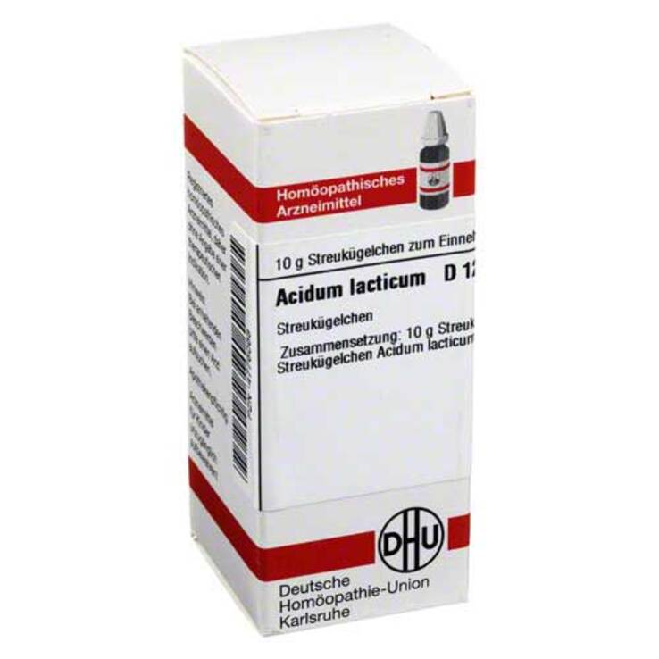 DHU Acidum lacticum D 12 Globuli, 10 g
