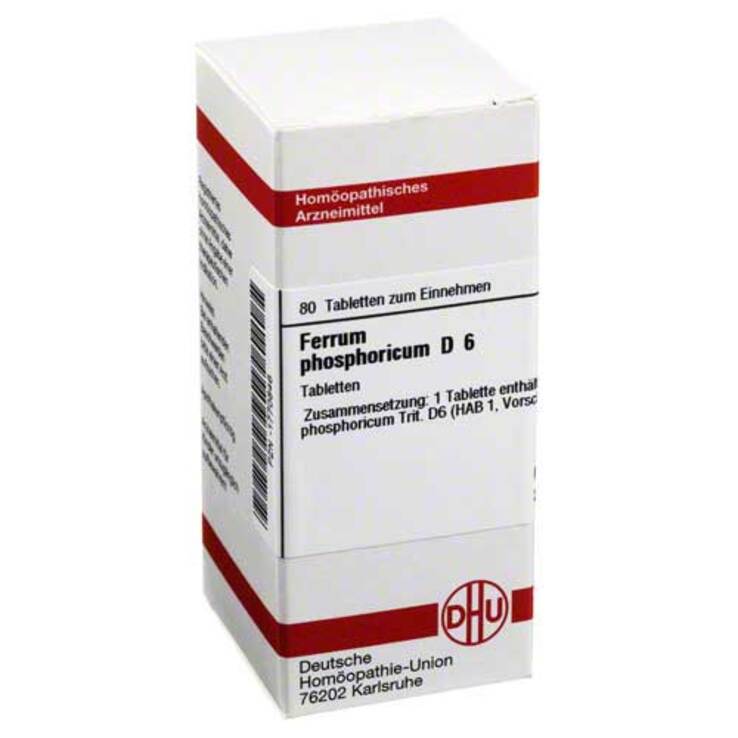 DHU Ferrum phosphoricum D 6 Tabletten, 80 St