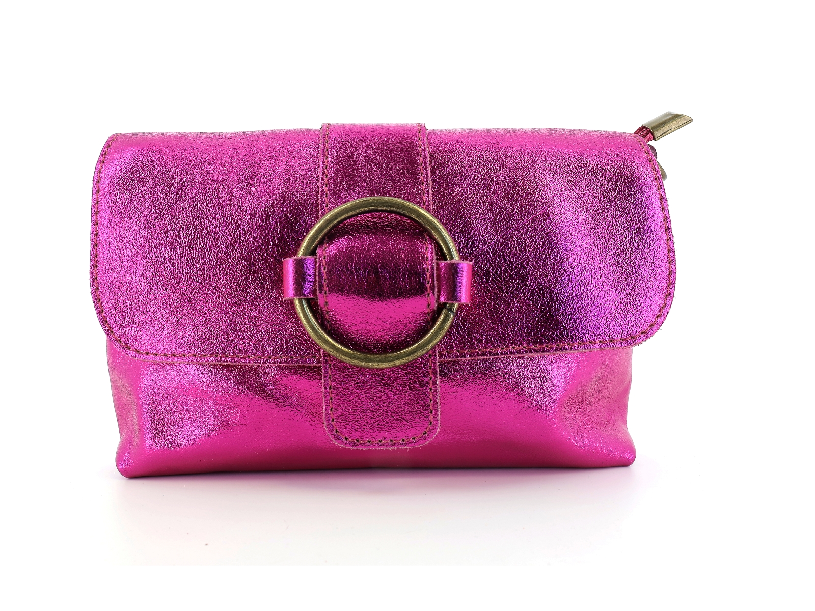 L brand-060 S SAC CUIR Cuir Fushia