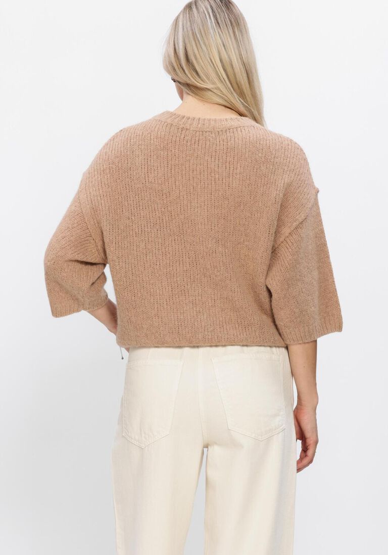 taupe knit-ted trui mell