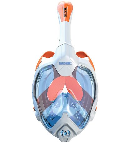 Seac Schnorchelmaske - Fun - Weiß/Orange