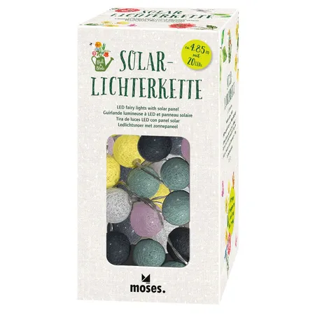 moses. Blatt & Blüte Solarlichterkette
