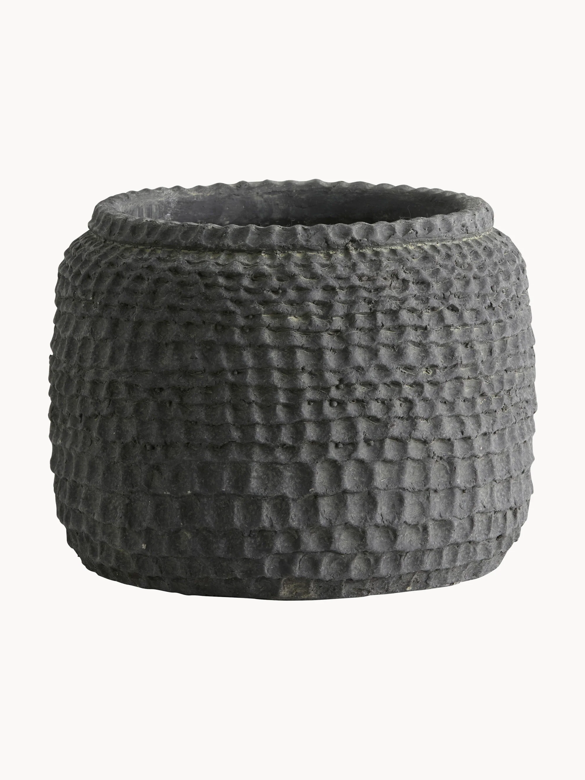 Handbeschilderde plantenpot Aoba van beton