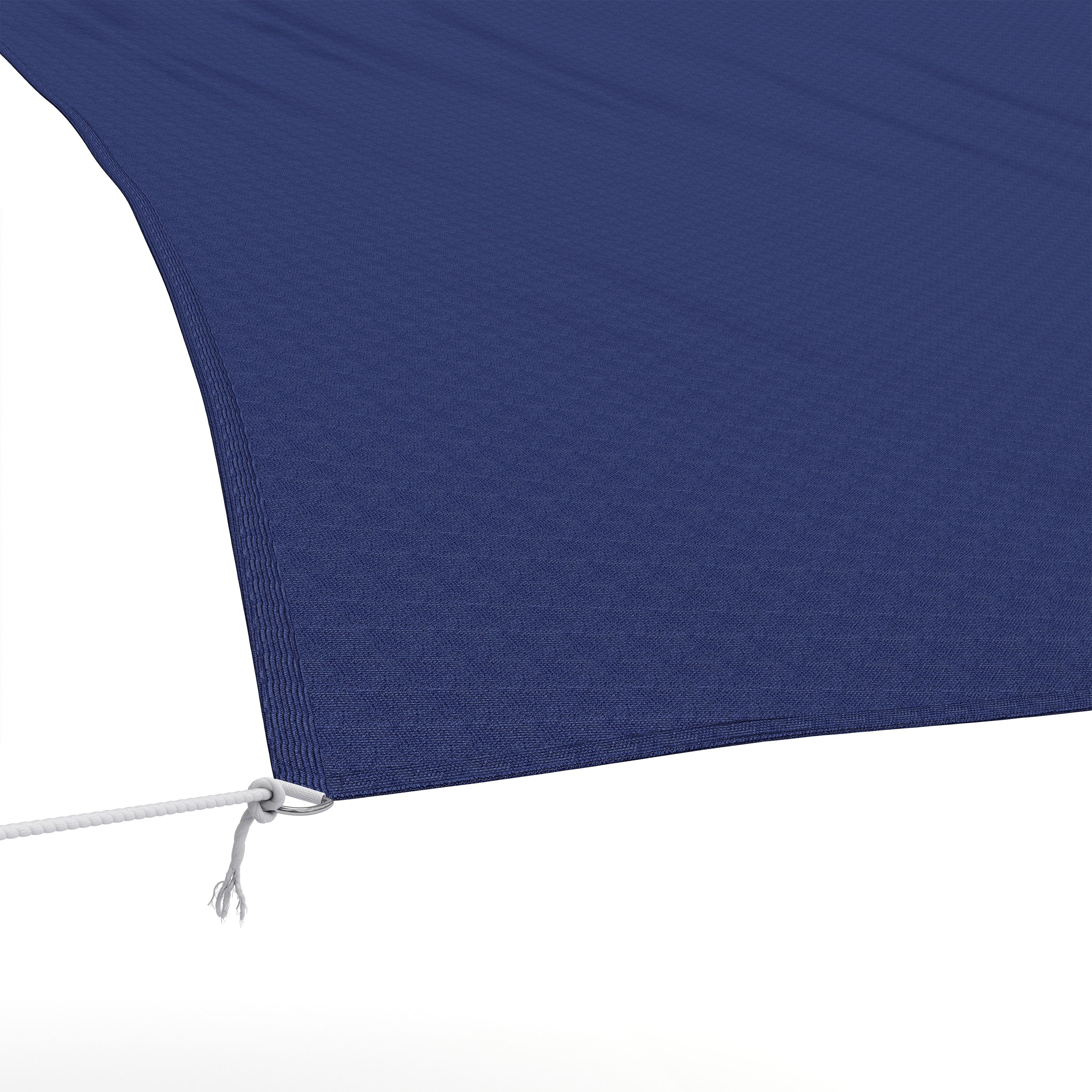 Sonnensegel Dreieck 3 x 3 x 3 m blau