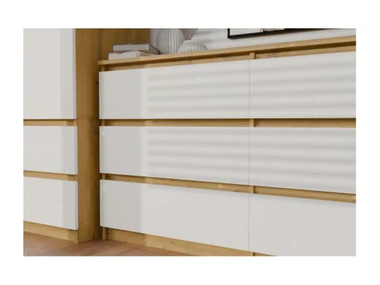 Malwa M6 140 TIROIR ARTISAN CHÊNE BLANC