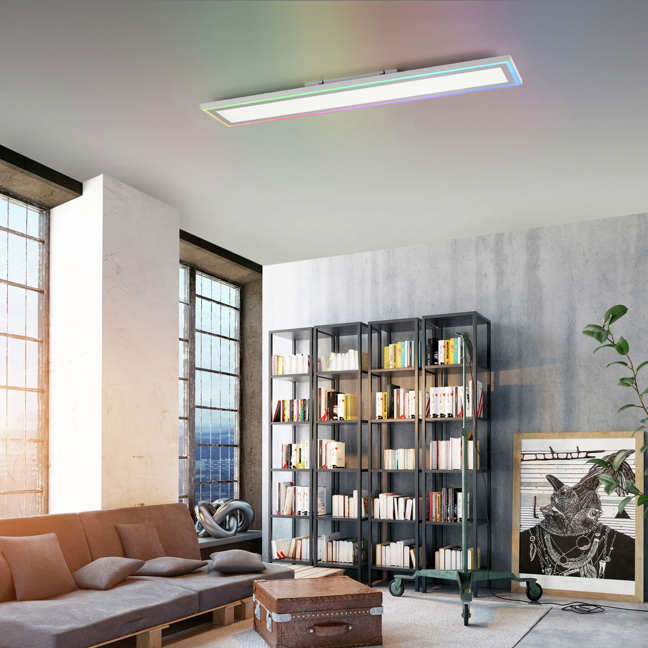 Just Light LED-Deckenleuchte EDGING