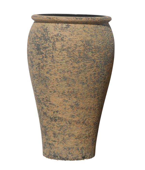 Dehner Polystone-Vase Atlantis, rund