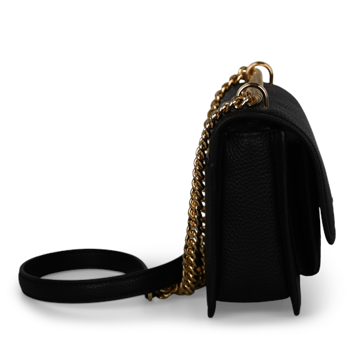 Michael Kors Claire Claire Crossbody, Black/Gold