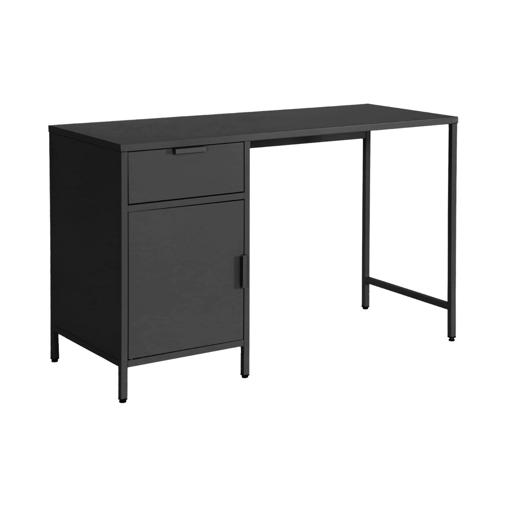 sweeek - Kinderbureau metaal 1 deur en 1 lade