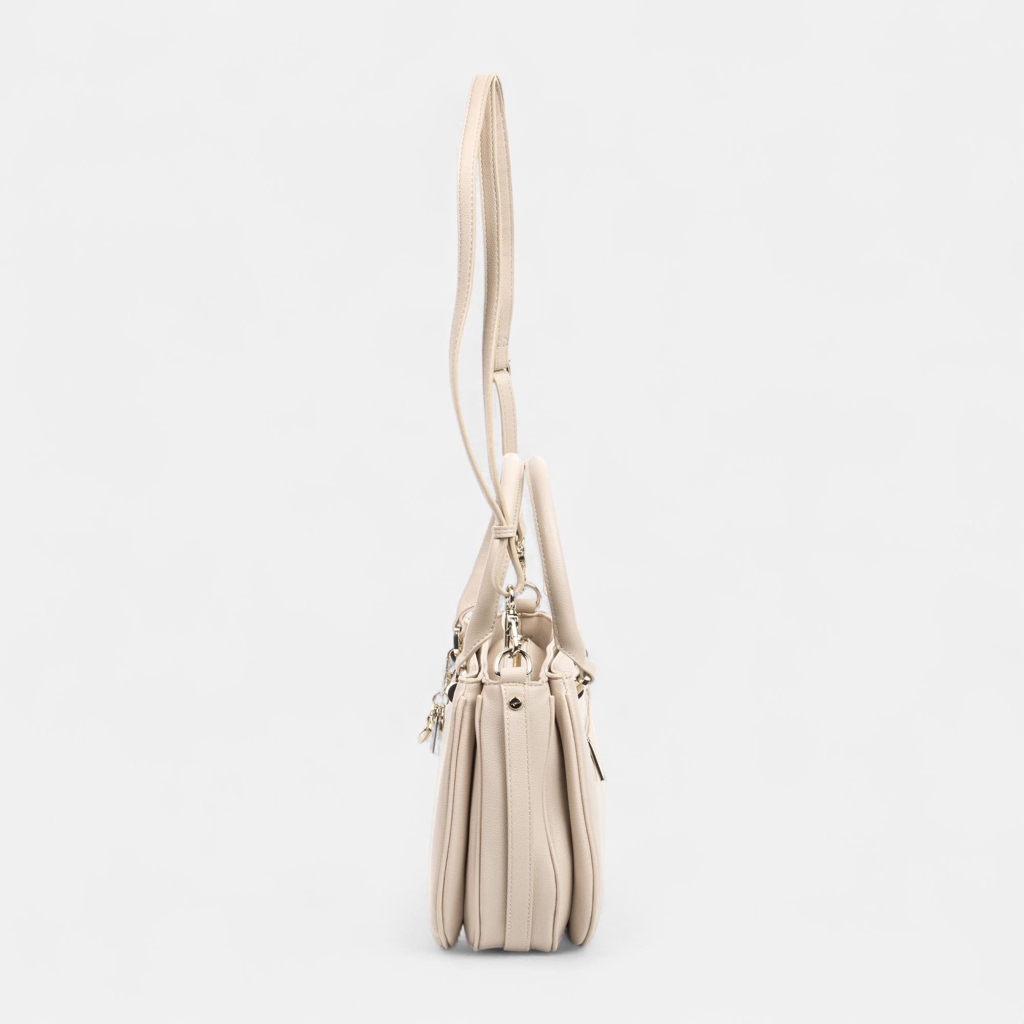 Sac à main beige