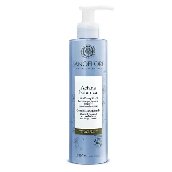 Leite de Limpeza Suave Sanoflore Aciana Botanica 200ml