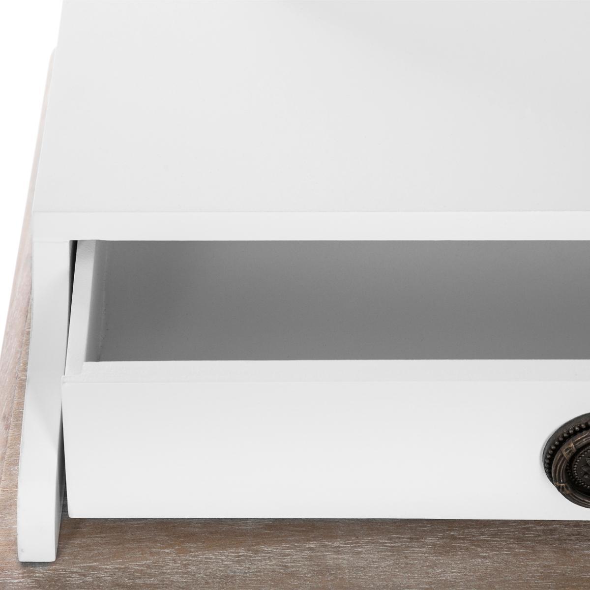 COIFFEUSE CHRYSA 3 TIROIRS BLANC