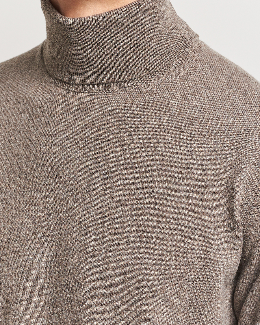 Piacenza Cashmere Cashmere Rollneck Sweater Brown