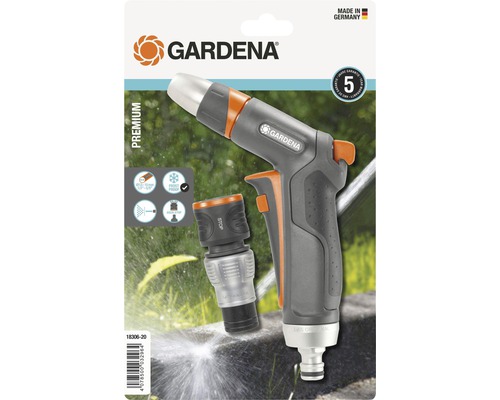 Premium reinigingssproeierset GARDENA incl. slangkoppeling